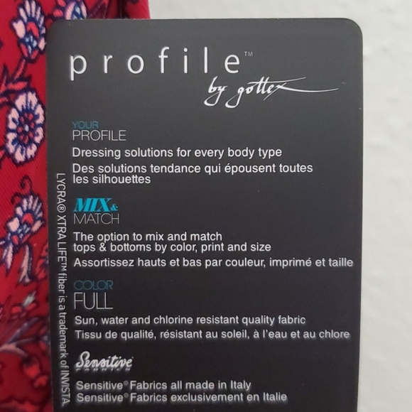 🆕️ PROFILE BY GOTTEX One Piece Swim Dress - Picture 9 of 10